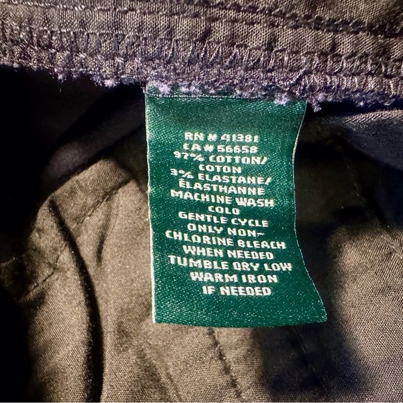 NWT Lauren Ralph Lauren Cotton-Blend Chino Pants in “Royal Navy” Size 10 - Picture 6 of 13